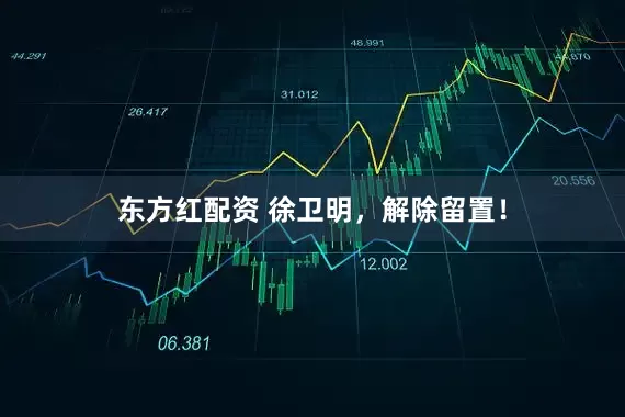 东方红配资 徐卫明,解除留置!